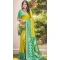 Women Patola print Party Wear Saree Pochampalli Silk Mustard Yellow - 13245211759