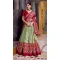 Women Patola print Sea Green Tussar Silk Party Lehenga Choli - 13249211777