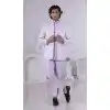 Men Purple Mens Wear Indo Western Jacquard Plus Size