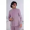 Men Pink Daman Sequence Embroidery On Silk Mens Wear Indo Western Plus Size