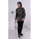 Men Velvet Embroidery Black Mens Wear Indo Western - 13240211710
