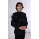 Men Black Embroidery on Imported Mens Wear Indo Western - 13240211728