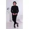Men Black Embroidery on Imported Mens Wear Indo Western Plus Size