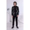 Men Wear Indo Western Velvet Embroidery Black - 13240211730
