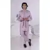 Men New Pink Mens Wear Indo Western Daman Sequence Embroidery On Silk Plus Size