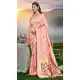 Women Jacquard Party Wear Saree Assam Silk Pink - 13267211882