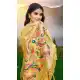 Women Jacquard Assam Silk Party Wear Saree Yellow - 13267211883