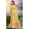 Women Jacquard Assam Silk Party Wear Saree Yellow - 13267211883