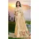 Women Cream Party Wear Saree Assam Silk Jacquard - 13267211886