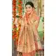 Women Jacquard Orange Party Wear Saree Assam Silk - 13268211887