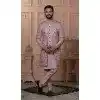 Mens Wear Indo Western Silk embroidery Magenta Pink Plus Size