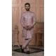 Mens Wear Indo Western Silk embroidery Magenta Pink - 13277211954