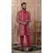 Men Silk embroidery Hot Pink Mens Wear Indo Western - 13277211959