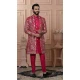 Men Silk embroidery Hot Pink Mens Wear Indo Western - 13277211959