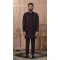 Mens Wear Indo Western Velvet Embroidery Wine - 13277211962