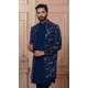 Men Imported Embroidery Peacock blue Mens Wear Indo Western - 13277211965
