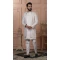 Men Pastel beige Soft Silk Embroidery Mens Wear Indo Western - 13277211968