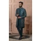 Men Green Mens Wear Indo Western Silk sequence Embroidery - 13277211974