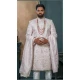 Men Silk Light Pink Embroidery Ethnic Wedding Sherwani - 13278211987