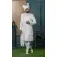 Men Silk Ethnic Wedding Sherwani Embroidery Off white - 13278211998