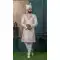 Men Cream Embroidery Ethnic Wedding Sherwani Silk - 13278212008