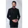 Men Ethnic Wedding Sherwani Imported Black Plus Size