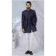 Men Imported Blue Ethnic Wedding Sherwani - 13279212022
