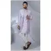 Men Purple Imported Ethnic Wedding Sherwani Plus Size