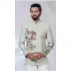 Men Imported Pista Green Ethnic Wedding Sherwani Plus Size
