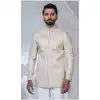 Men Ethnic Wedding Sherwani Rose Gold Imported Plus Size