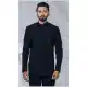 Men Imported Ethnic Wedding Sherwani Navy Blue - 13279212042