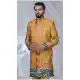 Men Imported Ethnic Wedding Sherwani Yellow - 13279212043