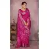 Women Bandhni Saree Pink Print Pure Bandhej Silk Plus Size
