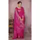 Women Bandhni Saree Pink Print Pure Bandhej Silk - 13329212352