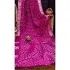 Women Bandhni Saree Pink Print Pure Bandhej Silk Plus Size