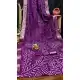 Women Pure Bandhej Silk Purple Bandhni Saree Print - 13329212353