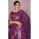 Women Pure Bandhej Silk Purple Bandhni Saree Print - 13329212353