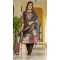 Women Party Wear Salwar Suit Silk Digital Print Brown - 13336212396