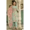 Women Silk Party Wear Salwar Suit Digital Print Mint Green - 13336212397