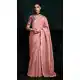 Women Light Pink Tissue Organza Designer Saree Embroidery - 13350212459