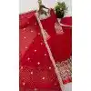 Women Party Wear Salwar Suit Red Sequence Work Heavy Georgette Plus Size