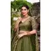 Women Sequence Work Mehendi Green Designer Lehenga Choli Fendi Silk Plus Size