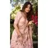 Women Light Pink Party Wear Lehenga Choli Gold Crush Silk Embroidery Work Plus Size