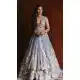 Women Grey Designer Lehenga Choli Foil Paper & Zari Work Net - 13529213322