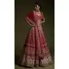 Women Designer Lehenga Choli Thread Work Rangoon Silk Plus Size