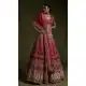 Women Designer Lehenga Choli Thread Work Rangoon Silk - 13530213326