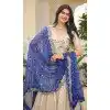 Women Embroidery Party Wear Lehenga Choli Cream Pure Tissue Silk Plus Size