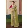 Women Pista Embroidery Sequince Stone Work Plus Size