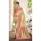 Women Kanjivaram Silk Jacquard Work Party Wear Saree Cream - 13602213644