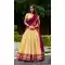 Women Traditional Lehenga Choli Kanchipuram Silk Cream Zari Work - 13625213755